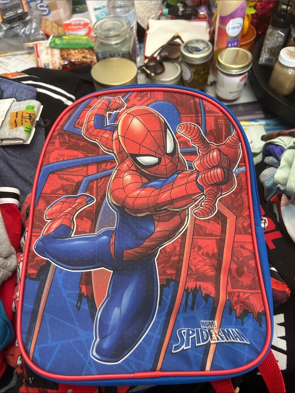 Marvel Spider-Man Kids Lunchbox - Red & Blue